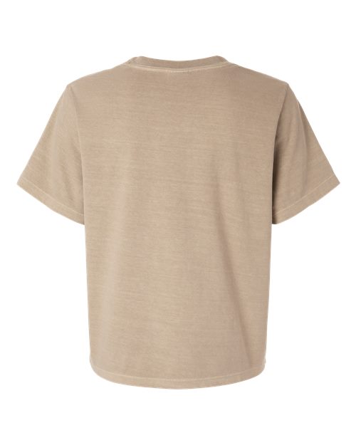 Women's Garment-Dyed Tee - Khaki Back