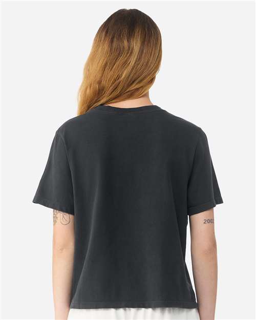 Women's Garment-Dyed Tee - Washed Black Back