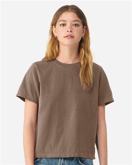 Women's Garment-Dyed Tee - Washed Cocoa Front
