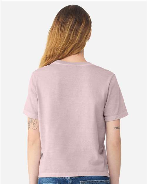 Women's Garment-Dyed Tee - Washed Lavender Back