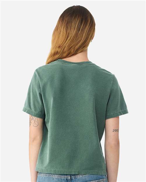 Women's Garment-Dyed Tee - Washed Pine Back