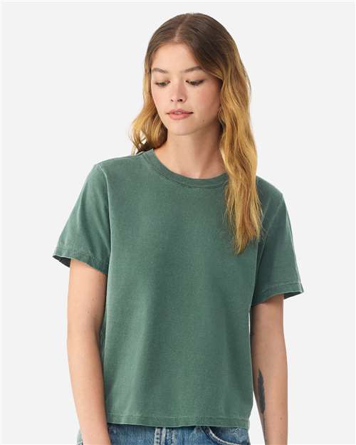 Women's Garment-Dyed Tee - Washed Pine Front