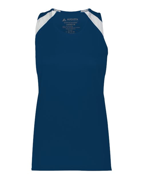 Women's Overspeed Track Jersey - Navy/ White Front