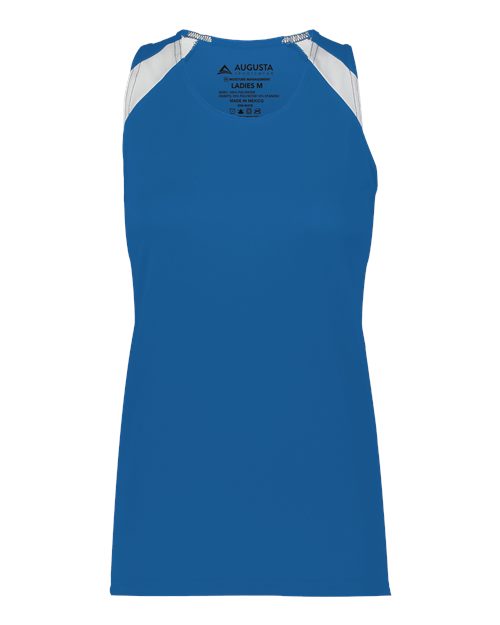 Women's Overspeed Track Jersey - Royal/ White Front