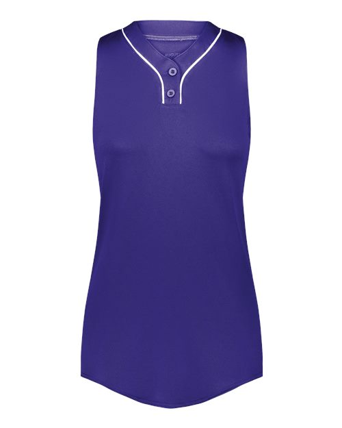 Women's Cutter Jersey - Purple/ White Front