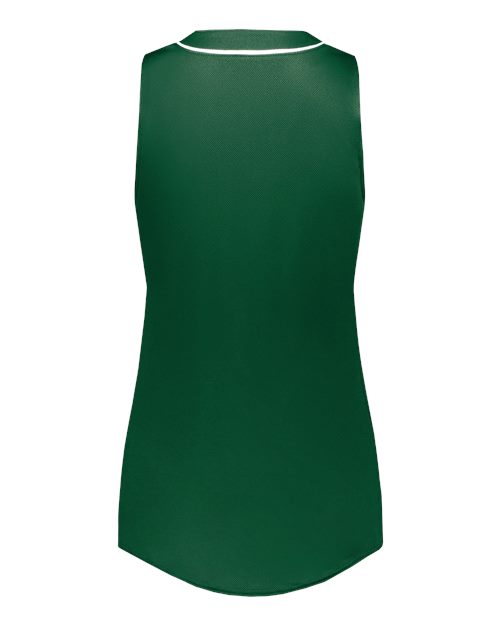 Girls' Cutter Jersey - Dark Green/ White Back