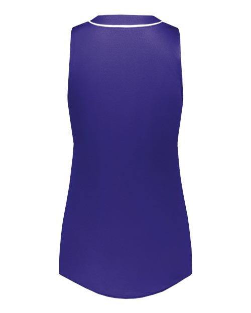 Girls' Cutter Jersey - Purple/ White Back