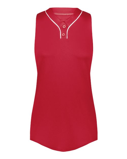 Girls' Cutter Jersey - Scarlet/ White Front