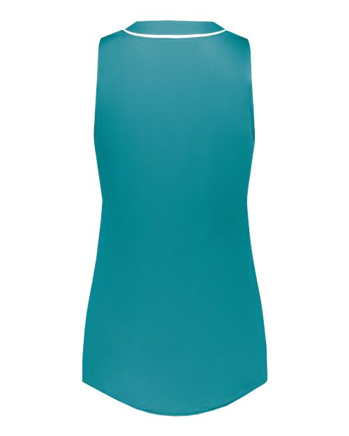 Girls' Cutter Jersey - Teal/ White Back