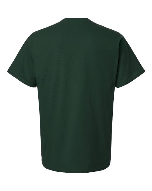 Unisex Jersey T-Shirt - Dark Green Back