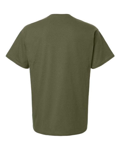 Unisex Jersey T-Shirt - Fresh Olive Back
