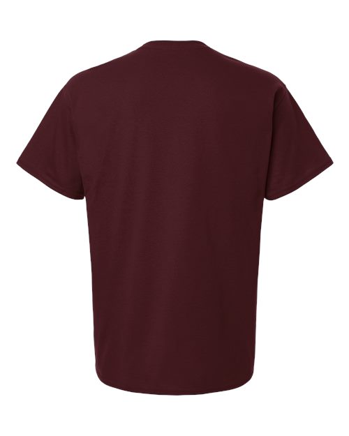 Unisex Jersey T-Shirt - Maroon Back
