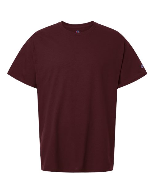 Unisex Jersey T-Shirt - Maroon Front