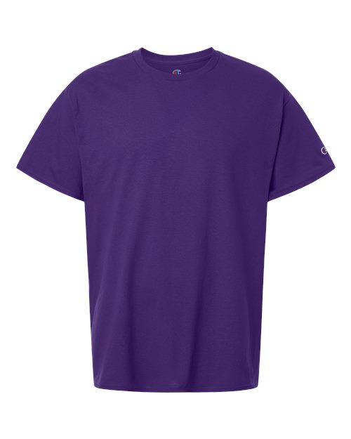 Unisex Jersey T-Shirt - Champion Purple Front