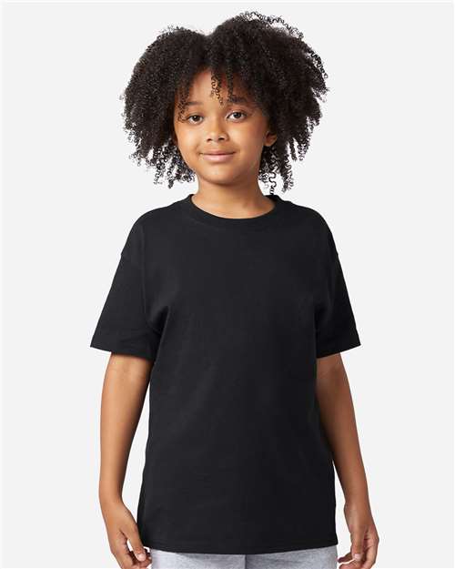Youth Jersey T-Shirt - Black Front
