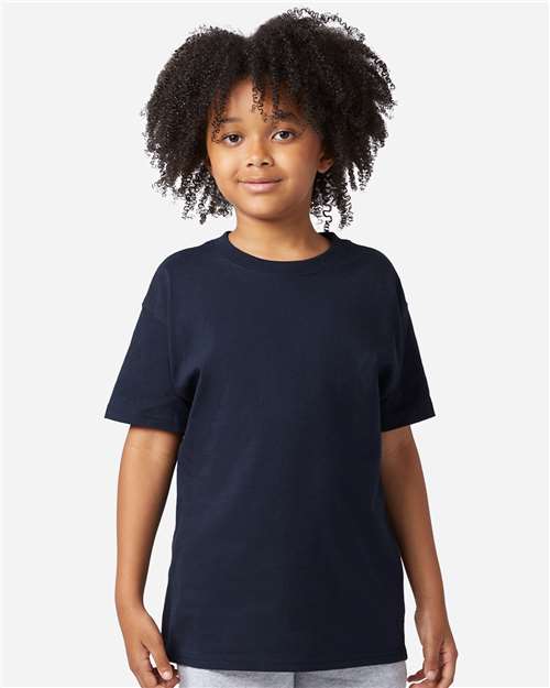Youth Jersey T-Shirt - Navy Front
