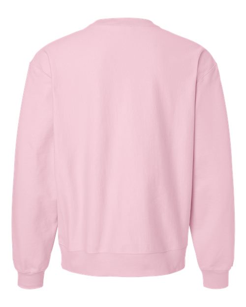 Unisex Beefy® Sweats Premium Heavyweight Crewneck Sweatshirt - Pale Pink Back