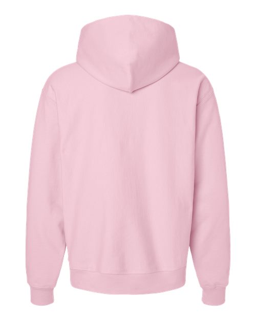 Unisex Beefy® Sweats Premium Heavyweight Hooded Sweatshirt - Pale Pink Back