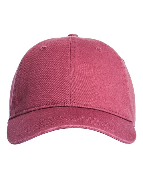Coastal Washed Cap - Crimson Front