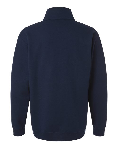 Unisex Heavy Blend™ Quarter-Zip Sweatshirt - Navy Back