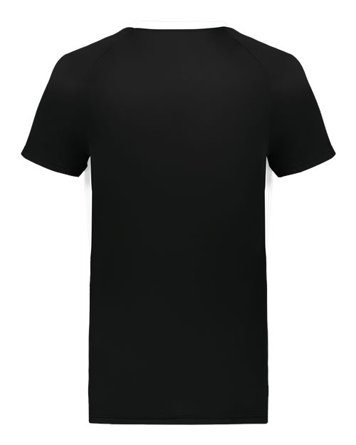 Unisex Octane Soccer Jersey - Black/ White Back