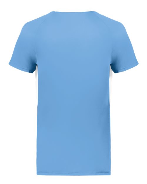 Unisex Octane Soccer Jersey - Columbia Blue/ White Back