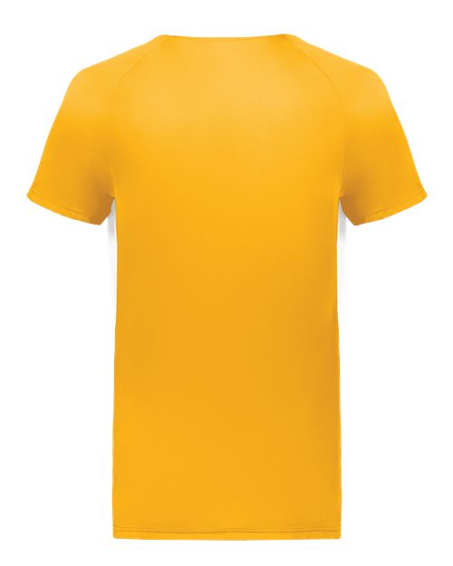 Unisex Octane Soccer Jersey - Gold/ White Back