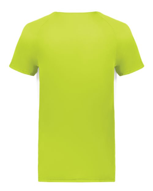 Unisex Octane Soccer Jersey - Lime/ White Back