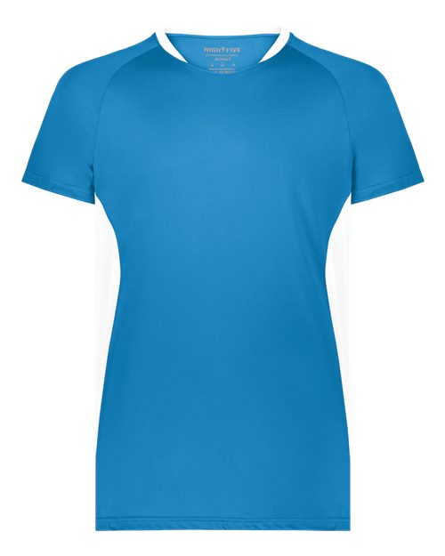 Unisex Octane Soccer Jersey - Power Blue/ White Front