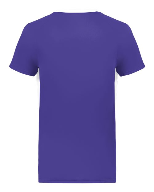 Unisex Octane Soccer Jersey - Purple/ White Back
