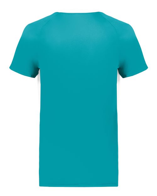 Unisex Octane Soccer Jersey - Teal/ White Back