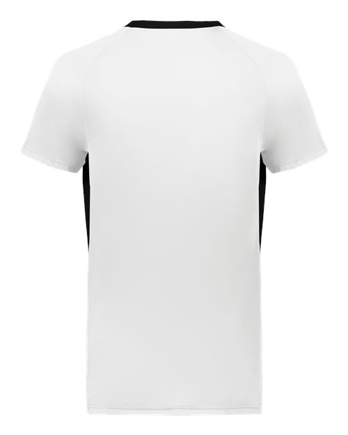 Unisex Octane Soccer Jersey - White/ Black Back