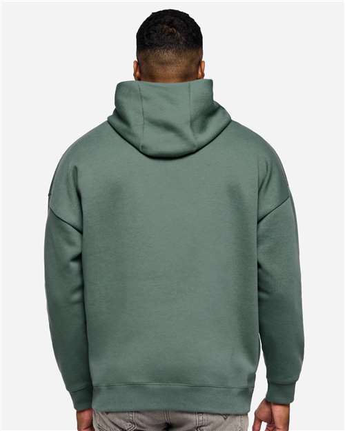 Unisex Heavyweight Hoodie Sweatshirt - Basil Back