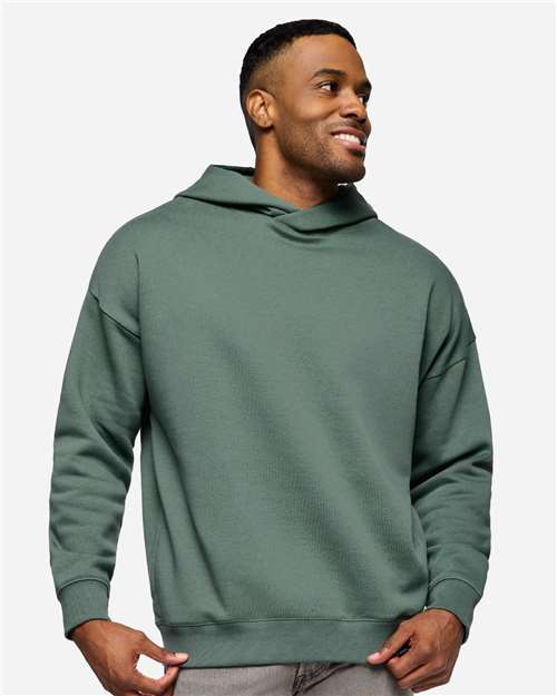 Unisex Heavyweight Hoodie Sweatshirt - Basil Front