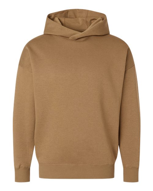 LAT Unisex Heavyweight Hoodie Sweatshirt - Coyote Brown Front