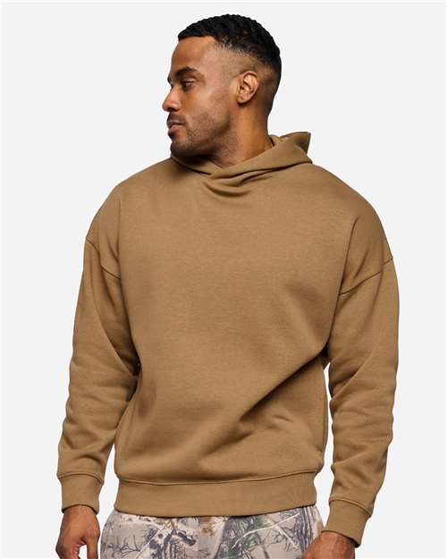 Unisex Heavyweight Hoodie Sweatshirt - Coyote Brown Front