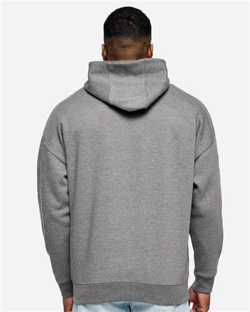 Unisex Heavyweight Hoodie Sweatshirt - Granite Heather Back