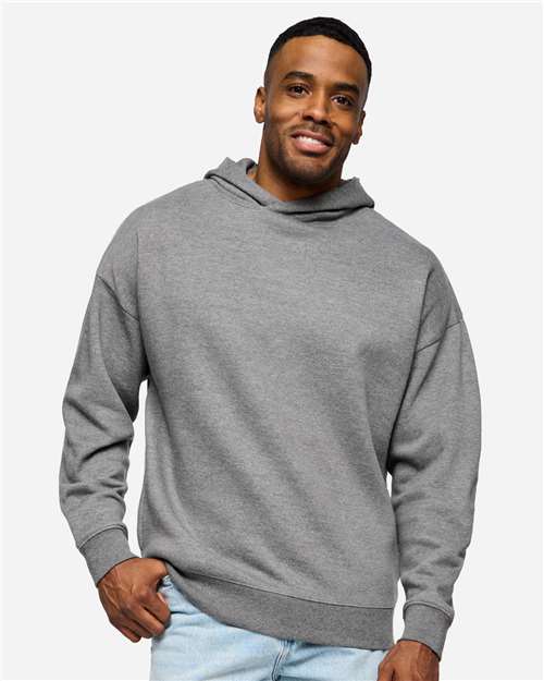 Unisex Heavyweight Hoodie Sweatshirt - Granite Heather Front