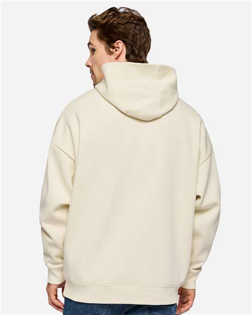 Unisex Heavyweight Hoodie Sweatshirt - Natural Back
