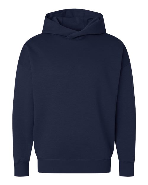 LAT Unisex Heavyweight Hoodie Sweatshirt - Navy Front