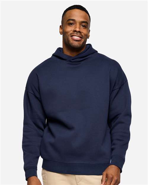 Unisex Heavyweight Hoodie Sweatshirt - Navy Front