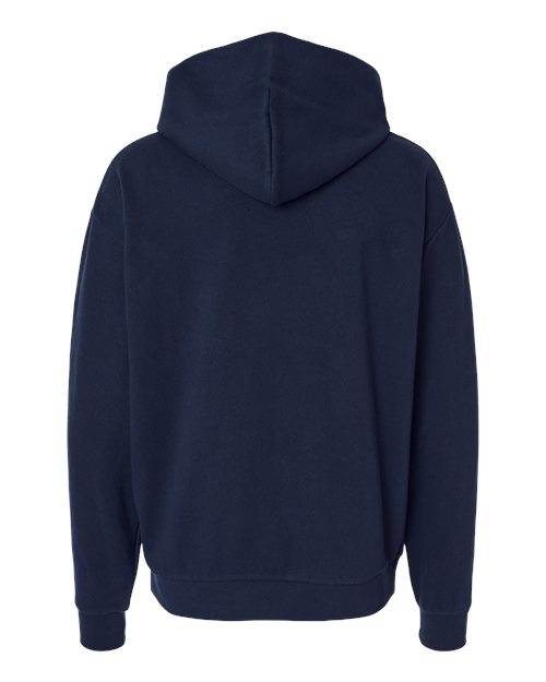 Unisex Avenue Midweight Hooded Sweatshirt - Classic Navy Back