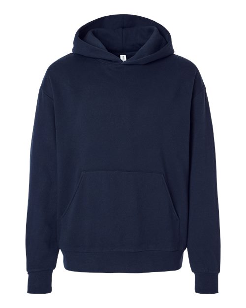 Unisex Avenue Midweight Hooded Sweatshirt - Classic Navy Front