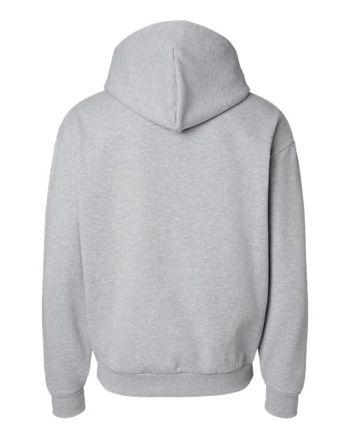 Unisex Boulevard Heavyweight Hooded Sweatshirt - Grey Heather Back