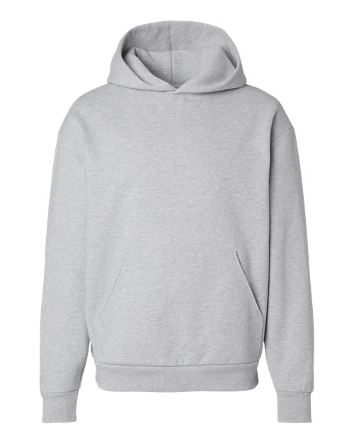 Unisex Boulevard Heavyweight Hooded Sweatshirt - Grey Heather Front