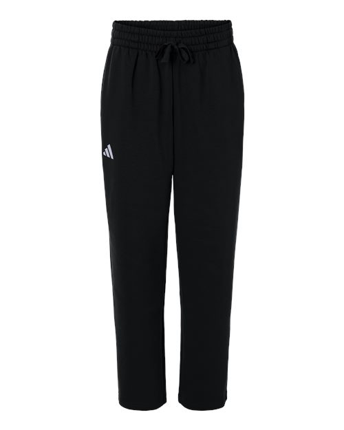 Men's Fleece Sweatpants - Black Front