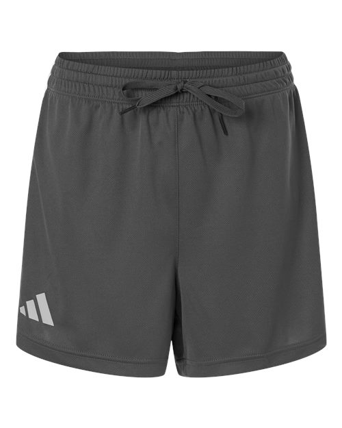 Women's 3-Stripes 3" Shorts - Team Grey Four/ White Front