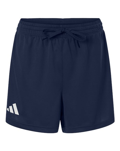 Women's 3-Stripes 3" Shorts - Team Navy Blue/ White Front
