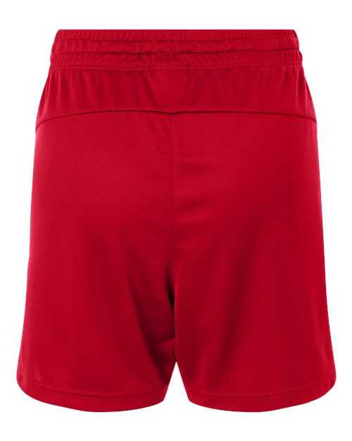 Women's 3-Stripes 3" Shorts - Team Power Red/ White Back