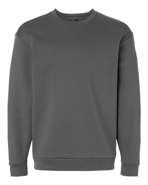 Men's Fleece Crewneck Sweatshirt - Team Grey Four Front